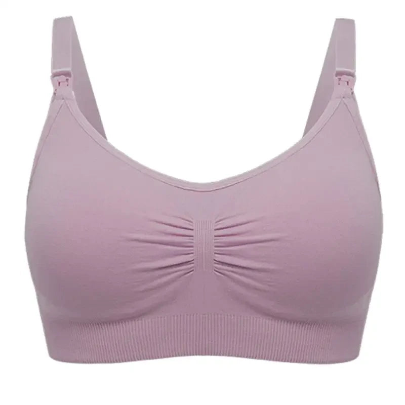 Breathable Seamless Nursing Bra