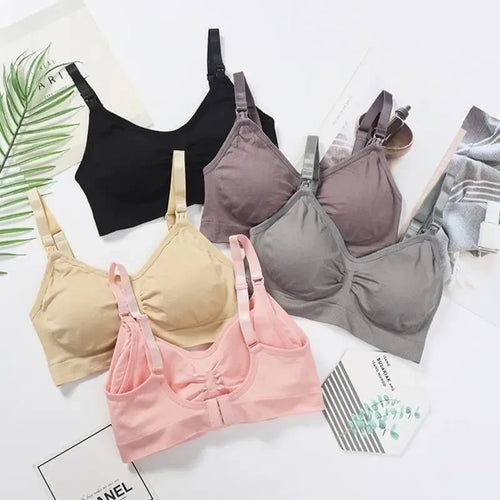Breathable Seamless Nursing Bra