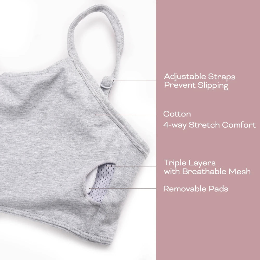 Cotton Padded Yoga Bra